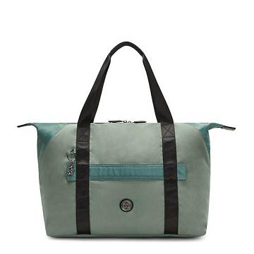 Kipling Art Medium Klassiska Toteväska Gröna | SE 1453QM